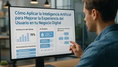 Imagen de portada: Cómo aplicar la Inteligencia Artificial para mejorar la Experiencia del Usuario en tu negocio digital