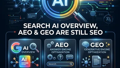 Imagen de portada: Google zanja el debate: AEO y GEO siguen siendo SEO