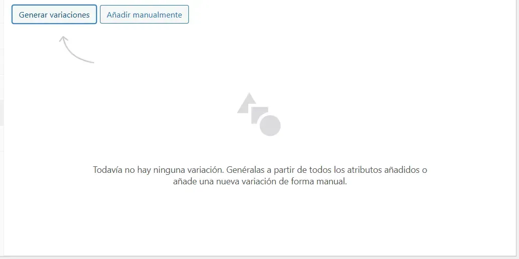 Productos Variables en WooCommerce: La Guía Paso a Paso para Tallas y Colores - crear variaciones para todos los atributos en WooCommerce