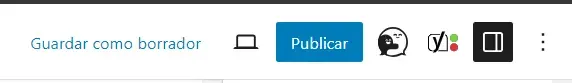 ¿Cómo publicar un artículo en WordPress? - botón Publicar en el editor de WordPress