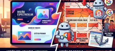 Imagen del artículo: ¿Por qué tu página web se ve bonita pero Google la penaliza?